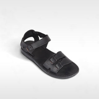 Casual Sandals/ (100 % genuine leather) black -8809