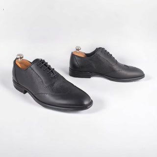 Men  shoes / 100 % genuine leather/ black-8573
