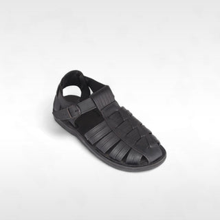 Casual Sandals/ (100 % genuine leather) black -8810