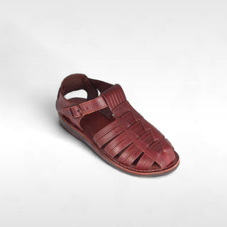 Casual Sandals/ (100 % genuine leather) honey -8812