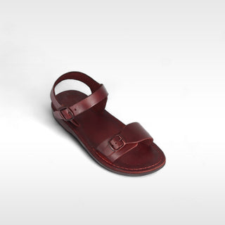Casual Sandals/ (100 % genuine leather) brown -8817