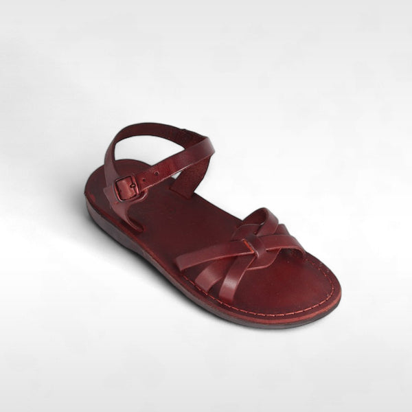 Casual Sandals/ (100 % genuine leather) brown -8818