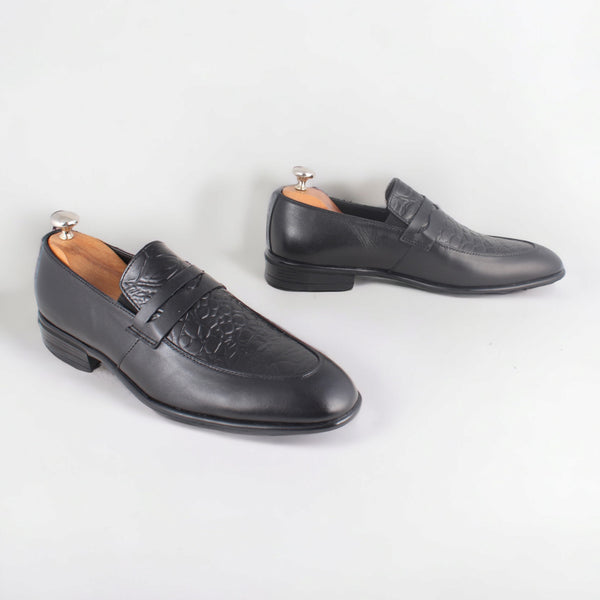 Men  shoes / 100 % genuine leather/ black -8579
