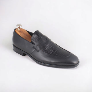 Men  shoes / 100 % genuine leather/ black -8583