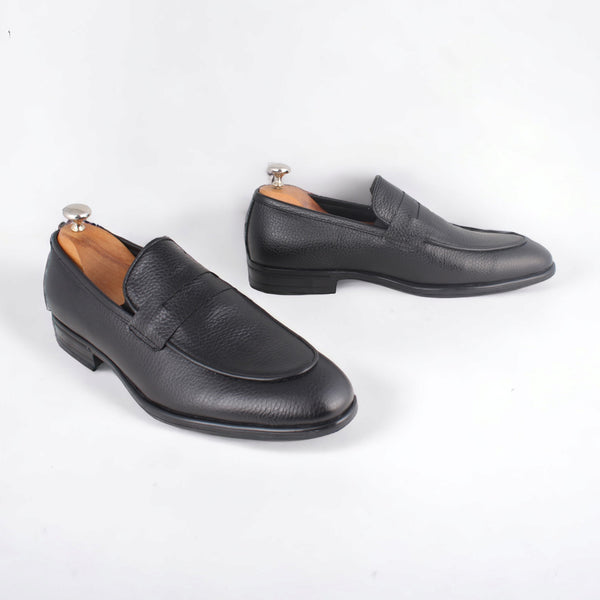 Men  shoes / 100 % genuine leather/ black -8596