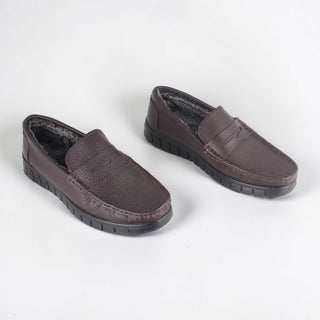 Men  shoes / 100 % genuine leather/ Brown -8616
