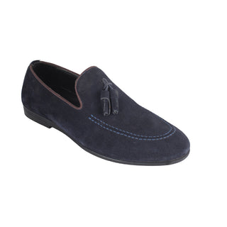 Men  shoes / 100 % genuine leather/ Navy -8572
