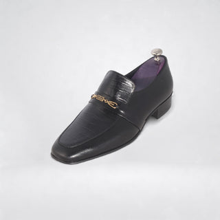 Formal shoes / 100% genuine leather -black -8911