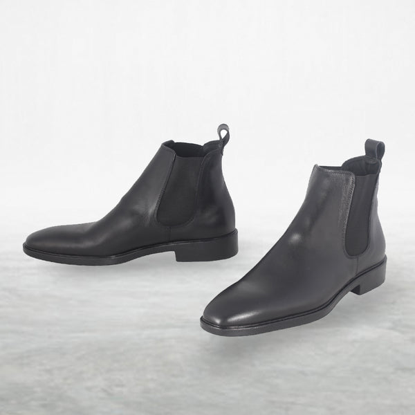 Men  shoes / 100 % genuine leather/ black -8676