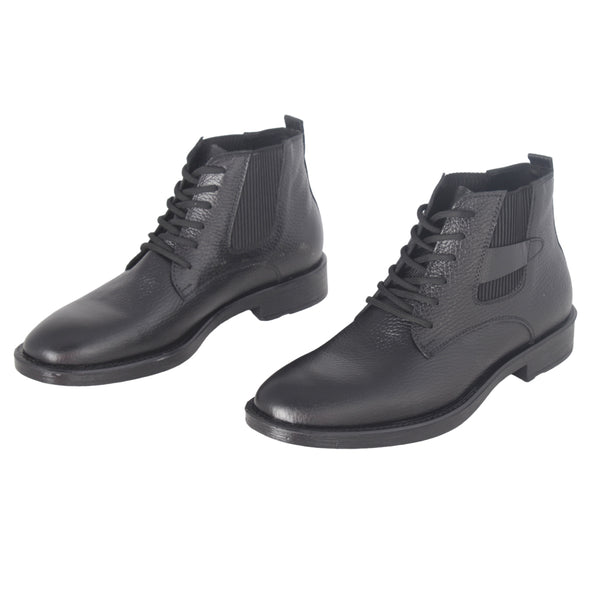 Men  shoes / 100 % genuine leather/ black -8666