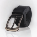Men's Casual genuine leather Belt - black/ Made in Egypt -8644