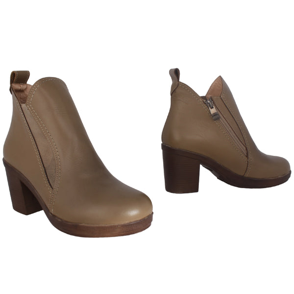 Comfortable women's winter shoes / genuine leather - made in Türkiye -8703