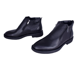 Men  shoes / 100 % genuine leather/ black -8729