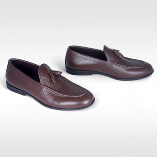 Men  shoes / 100 % genuine leather/ Brown -8771