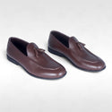 Men  shoes / 100 % genuine leather/ Brown -8771