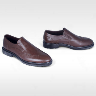 Men  shoes / 100 % genuine leather/ Brown -8772