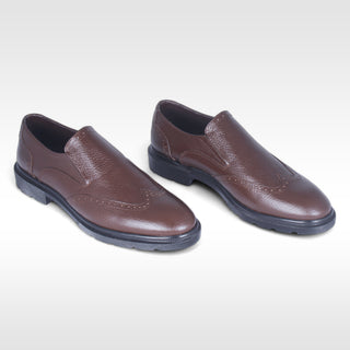 Men  shoes / 100 % genuine leather/ Brown -8772