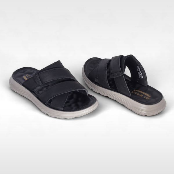 men comfortable summer slipper/ black -8775