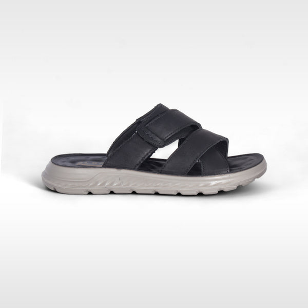 men comfortable summer slipper/ black -8775