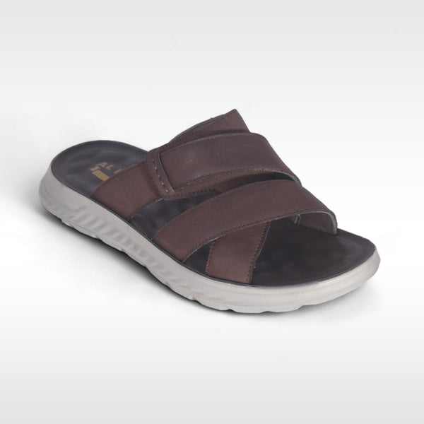 men comfortable summer slipper/ brown -8776