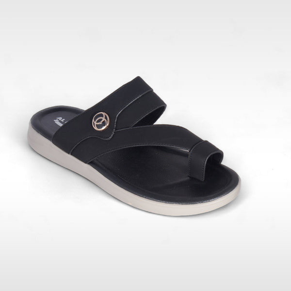 men comfortable summer slipper/ black -8777