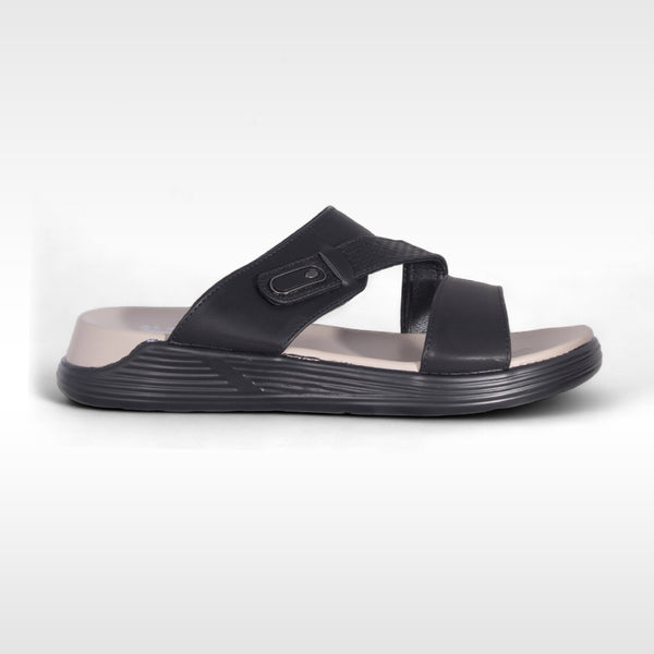 men comfortable summer slipper/ black -8778