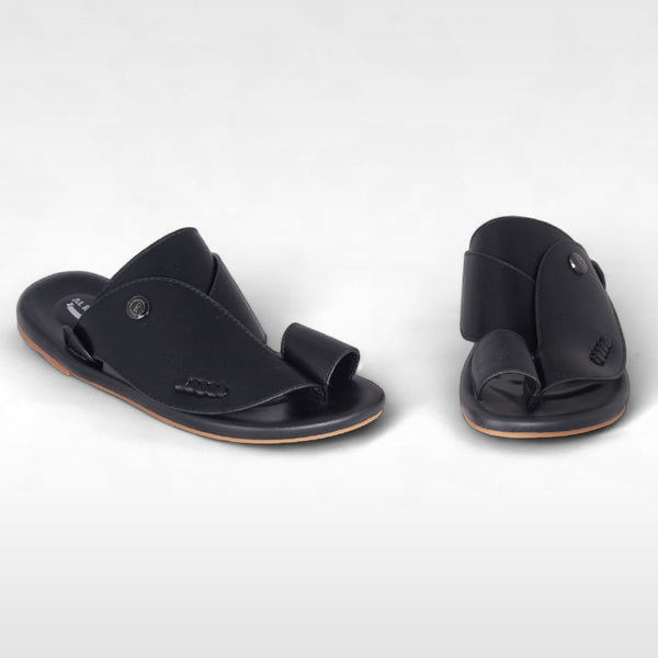 men comfortable summer slipper/ black -8780