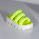 comfortable women slipper/ Phosphorescent/ made in turkey -7774a