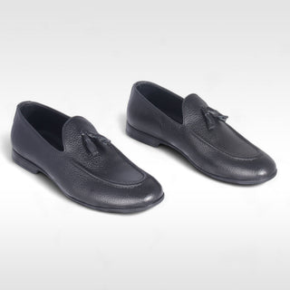 Men's formal shoes / 100% genuine leather - black / made in Türkiye -8882