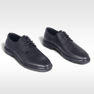 Men's formal shoes / 100% genuine leather - black / made in Türkiye -8884