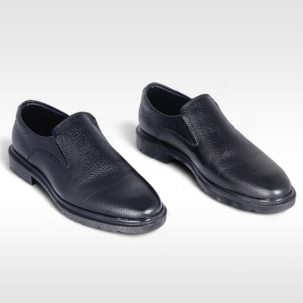 Men's formal shoes / 100% genuine leather - black / made in Türkiye -8886