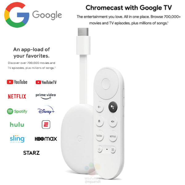 Chromecast with Google TV HD -8877