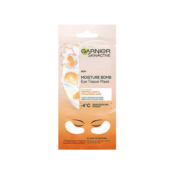 Garnier Eye Sheet Mask Hyaluronic Acid and Orange Juice