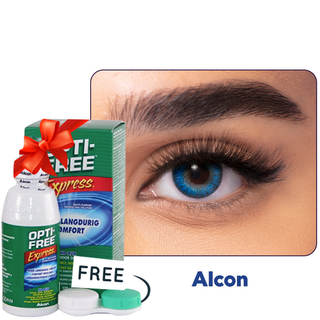 Brilliant Blue / Monthly Contact Lenses /  -6454