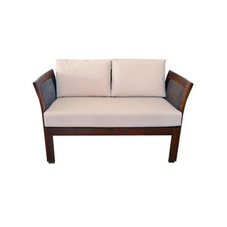 teak wood exterior setting upholstered with exterior fabric -1330