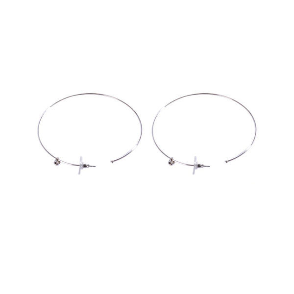 Earrings color silver  -700