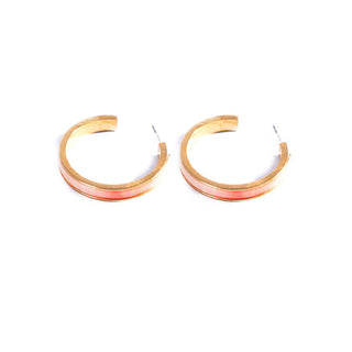 Earrings color gold -744