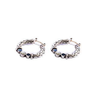 Earrings color silver  -743
