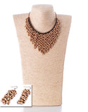 NECKLACE AND EARRINGS SET -1856