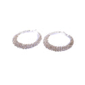 Earrings color silver -111