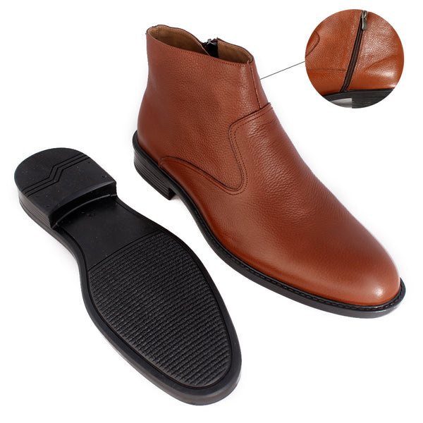 Formal shoes / 100% genuine leather -Honey -7598