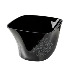 Black ceramic vase -6237