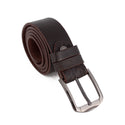 Men's Casual genuine leather Belt - brown/  Made in Egypt -8645