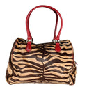 colorful Genuine leather women's handbag 35*20 cm-7587