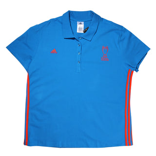 Adidas polo shirt/ blue -7722