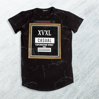 Buy black Men T-shirt- black / made in Turkey -3359