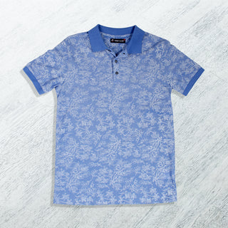 Men's polo t shirt styles- blue / made in Turkey 3362