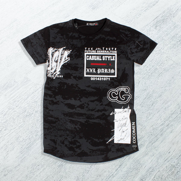 Men T-shirt- black / made in Turkey -3350