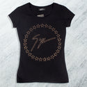 women t-shirt/ black/ cotoon + lycra/ made in Turkey -3421