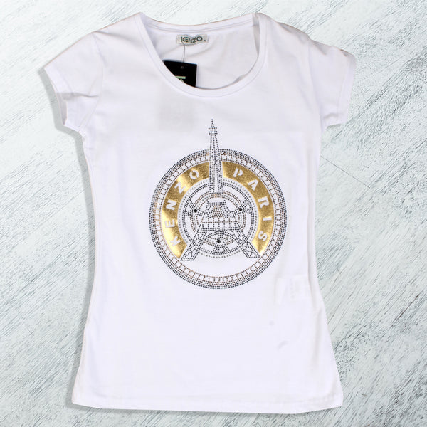 women t-shirt/ white/ cotoon + lycra/ made in Turkey -3411